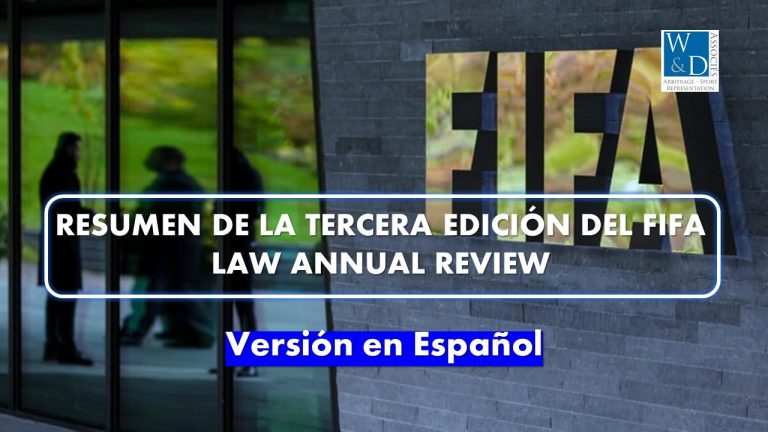 Resumen de la tercera edición del FIFA Law Annual Review