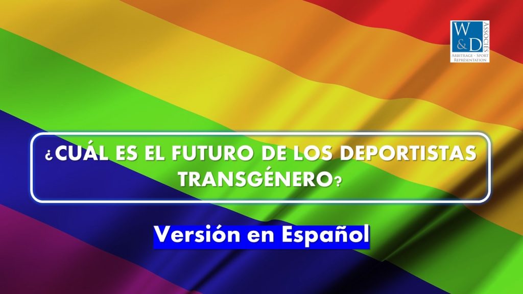 ¿Cuál es el futuro de los deportistas transgénero ?
