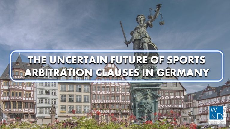 The uncertain future of sports arbitration clauses in Germany