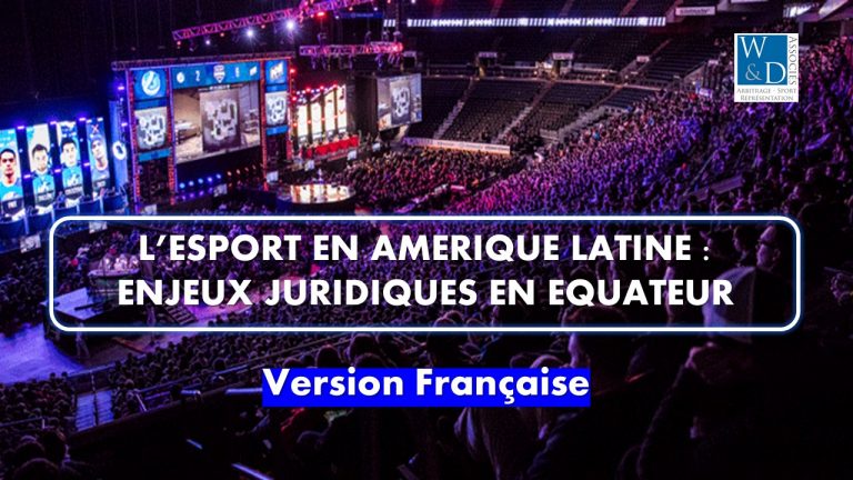 L&rsquo;eSport en Amérique latine : enjeux juridiques en Equateur
