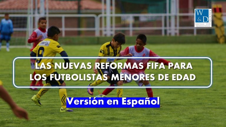Las nuevas reformas FIFA para los futbolistas menores de edad