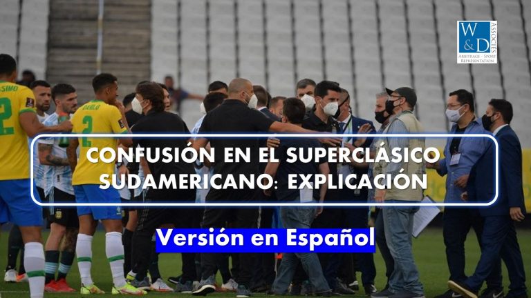 Confusión en el Superclásico Sudamericano: Explicación