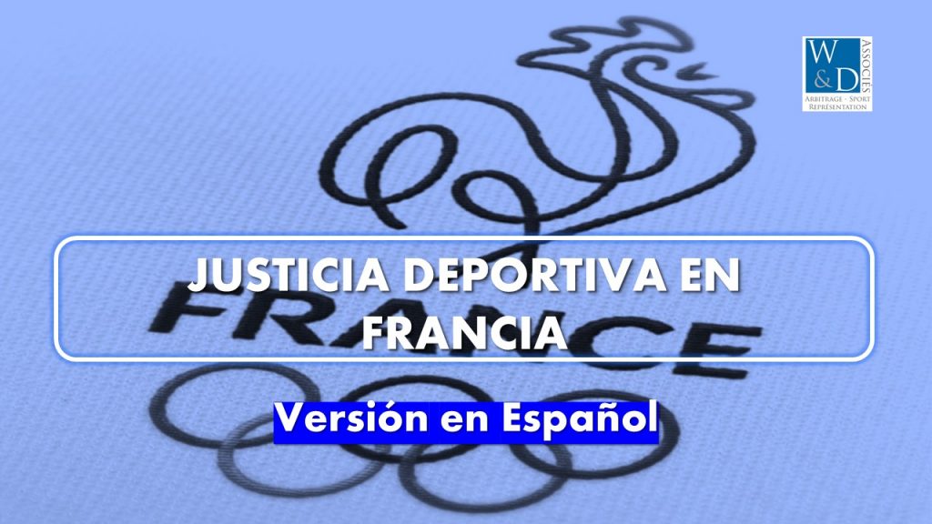 Justicia Deportiva en Francia