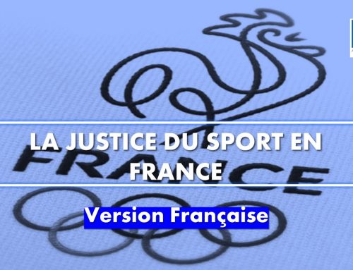 La justice du sport en France