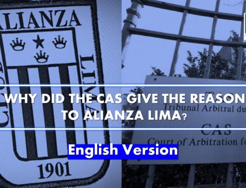Why did the CAS give the reason to Alianza Lima?