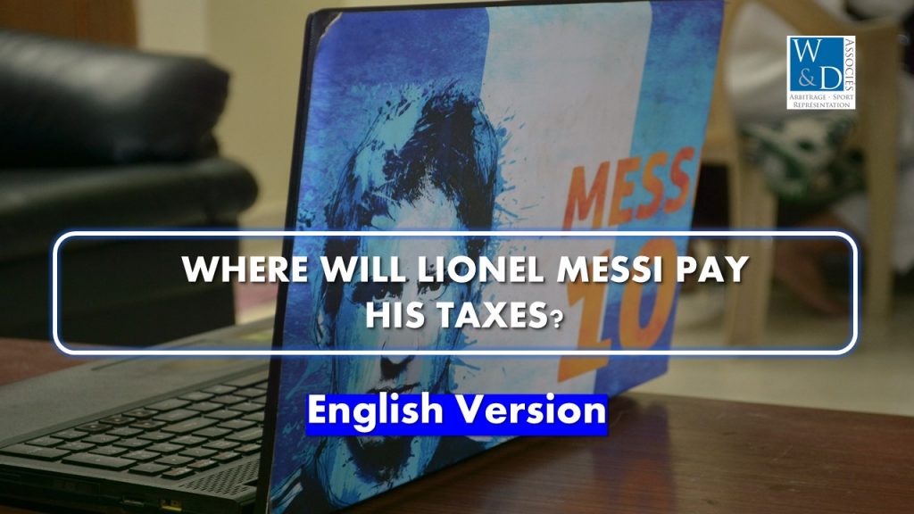 Where will Lionel Messi pay his taxes?