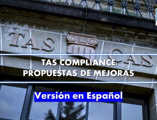TAS Compliance: Propuestas de mejoras