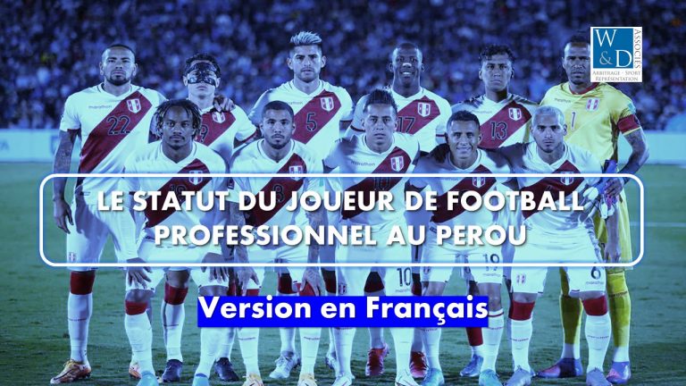 Le statut du joueur de football professionnel au Pérou