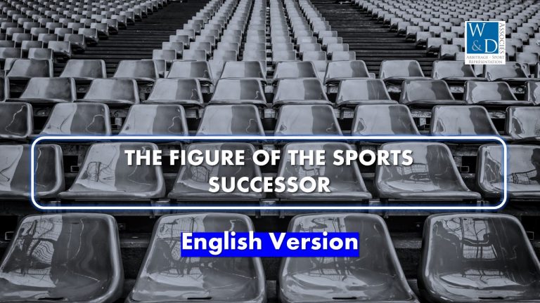 The figure of the sports successor