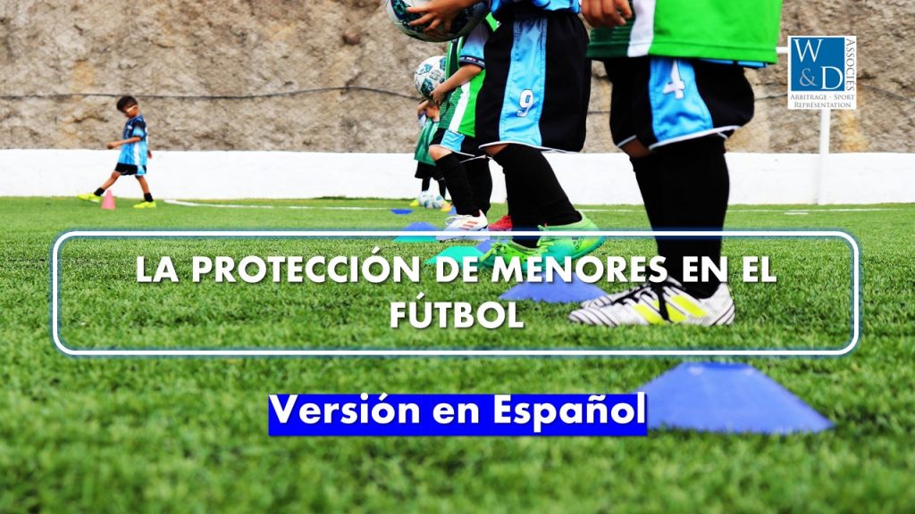 La protección de menores en el fútbol
