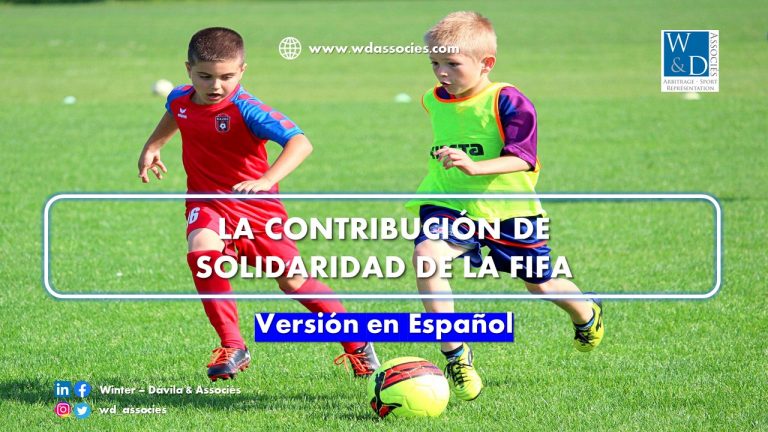 La contribución de solidaridad de la FIFA