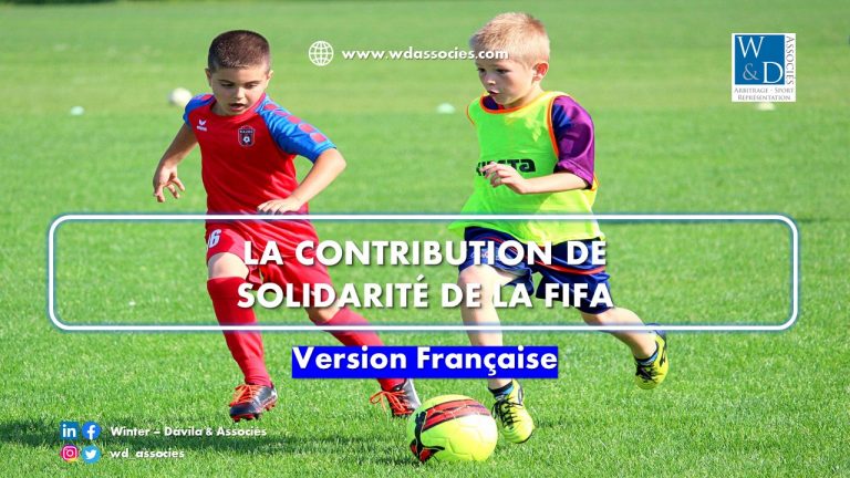 La contribution de solidarité de la FIFA