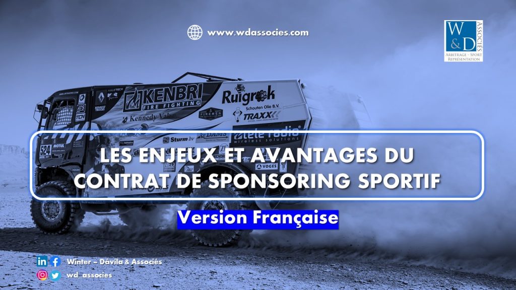 Les enjeux et avantages du contrat de sponsoring sportif