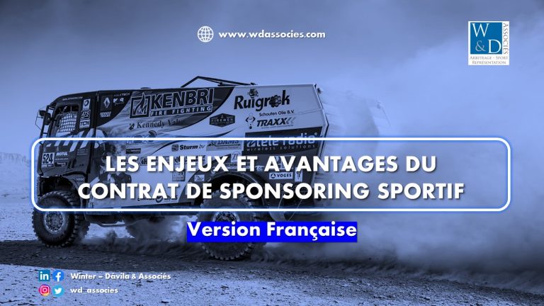 Les enjeux et avantages du contrat de sponsoring sportif