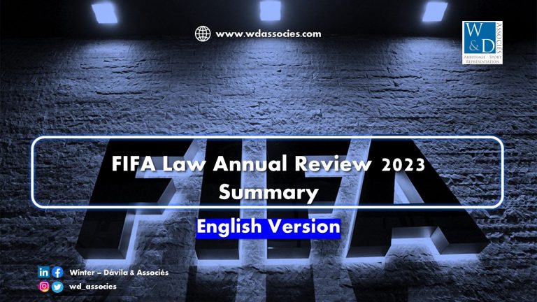 FIFA Law Annual Review 2023 Summary