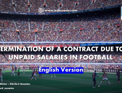 Termination of a contract due to unpaid salaries in football