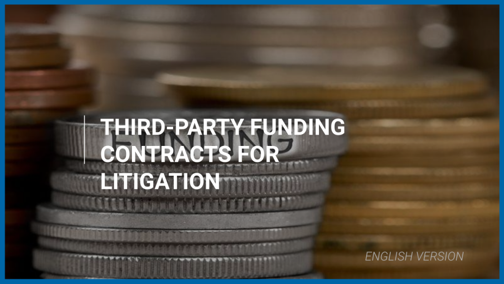 Third-party funding contracts for litigation
