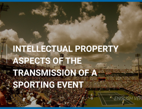 Intellectual property aspects of the transmission of a sporting event