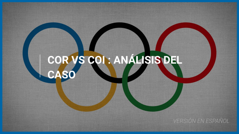 COR VS COI : Análisis del caso